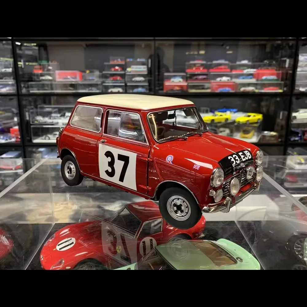 صن ستار 1/12 موديلات X صغيرة 5321T ميني كوبر إس # 37 الفائز رالي مونتي كيرلو 1964 نموذج سيارة محاكاة مجموعة سيارات هدية