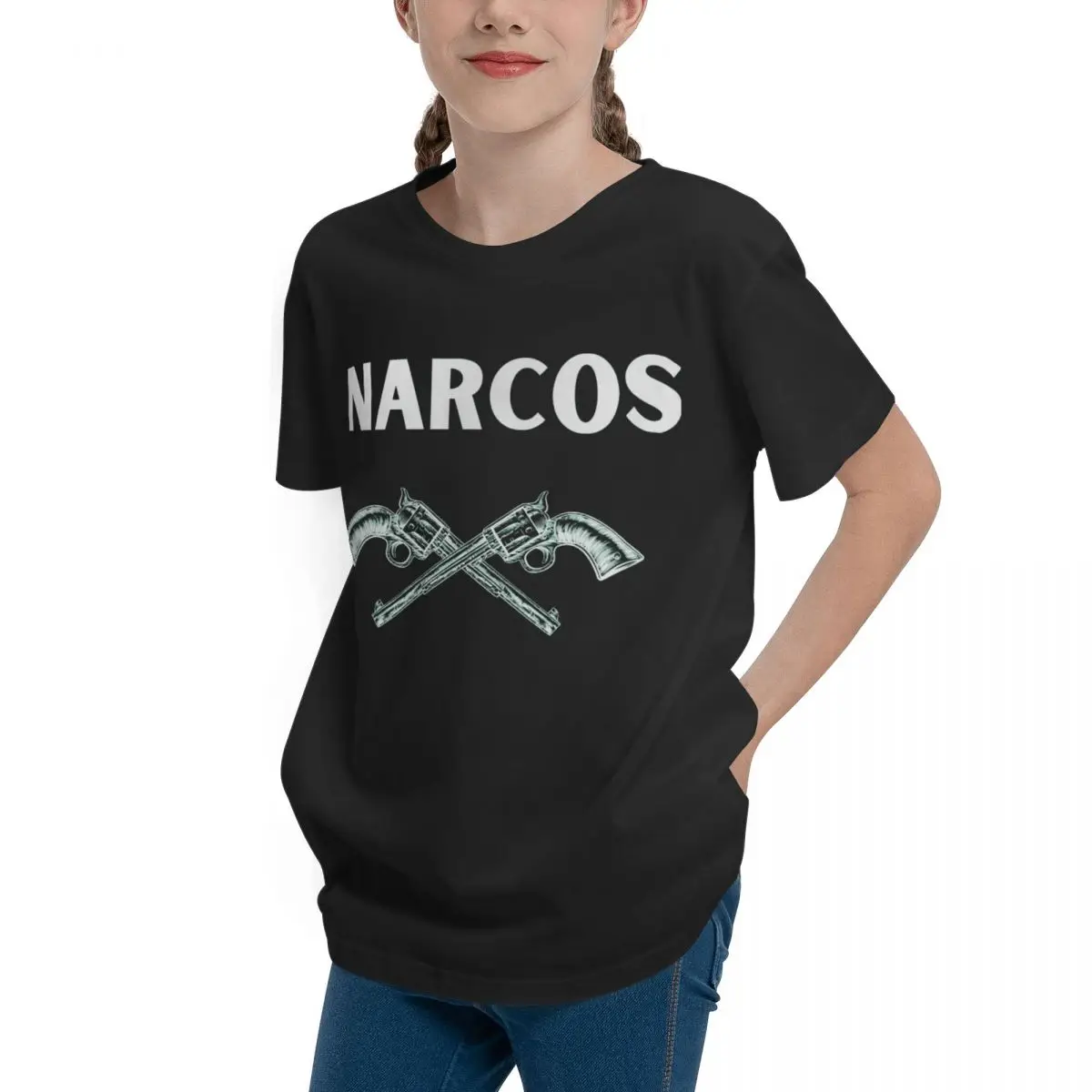 Narcos Series Gangster Classic Vintage Fitness Teenagers Basic Short Sleeve T-Shirt Modern Tshirt Funny Novelty