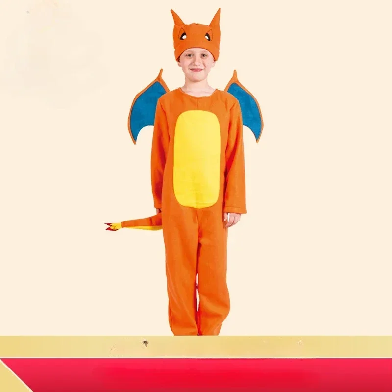 TAKARA TOMY Dragon Cosplay Costume Onesies Kids Anime Role-Playing Halloween Party Children Christmas Gift