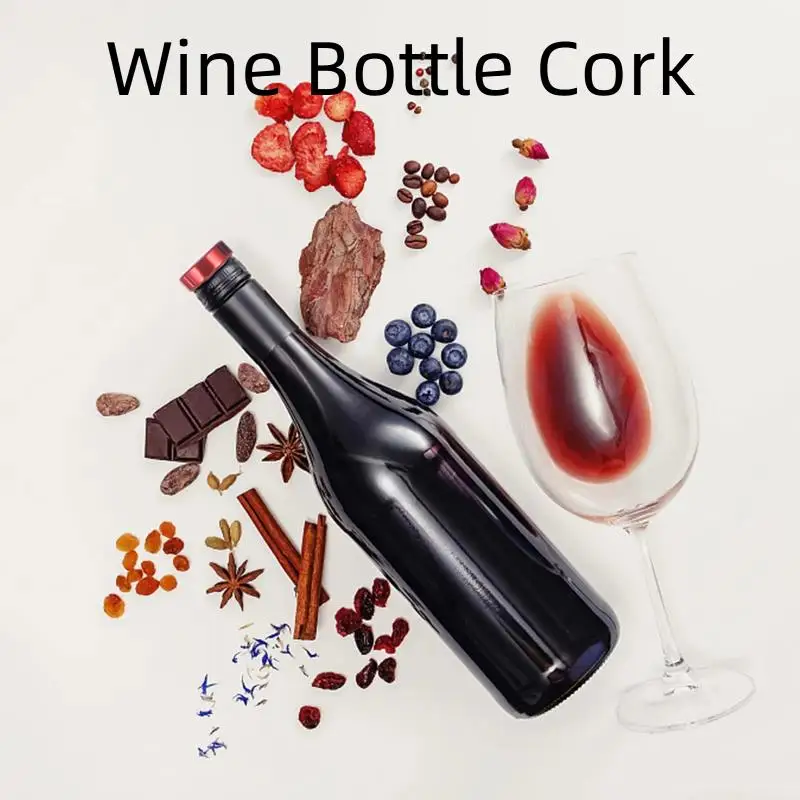 T-shaped Cork Wine Stoppers 5pcs Set Ensures Long-lasting Fresh Seal on Bottles
