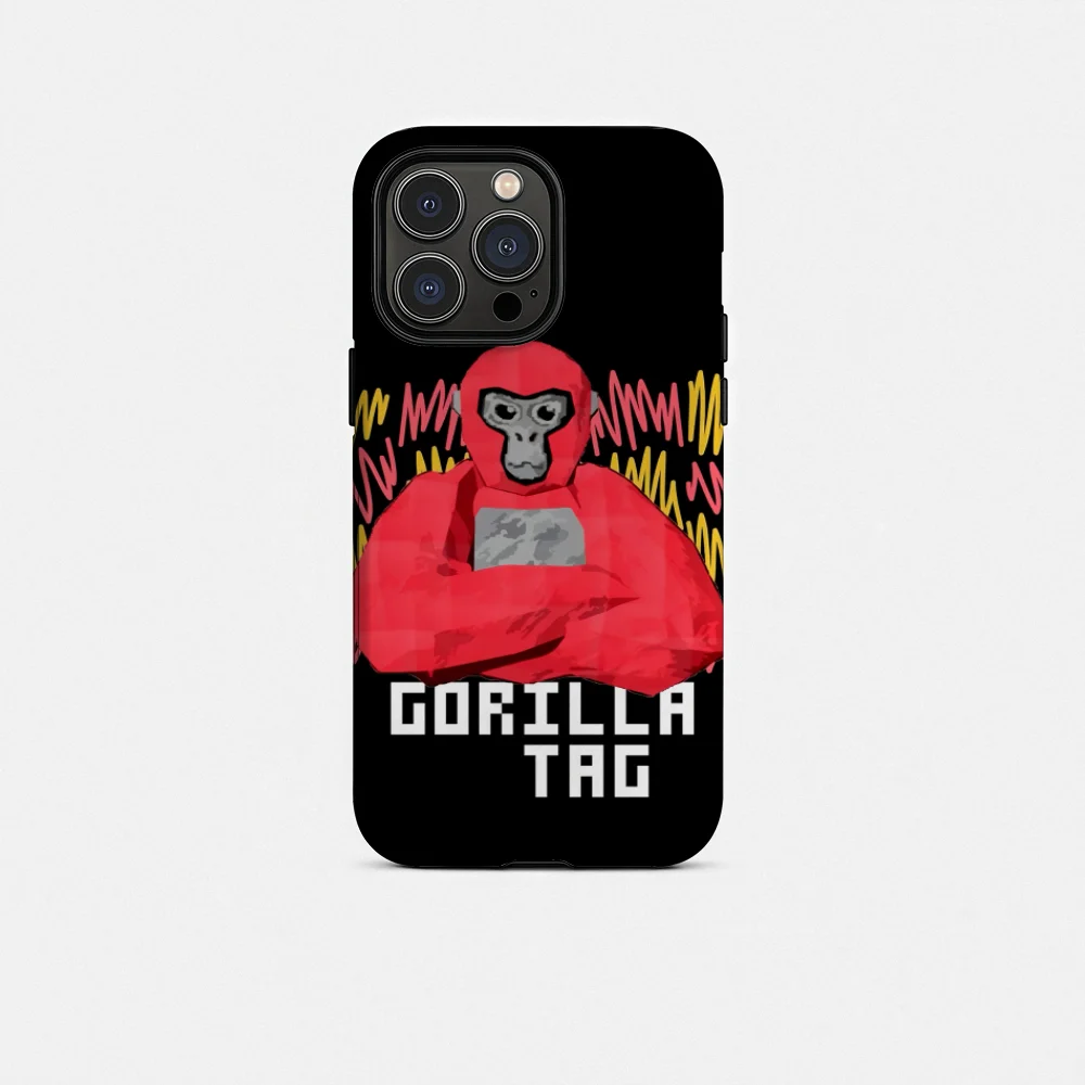

Hot Luxury G-GorillaS-S TagS Game Phone Case for iPhone 16 15 14 13 12 11 Pro Max Plus Luxury Magnetic Double-layer Back Cover