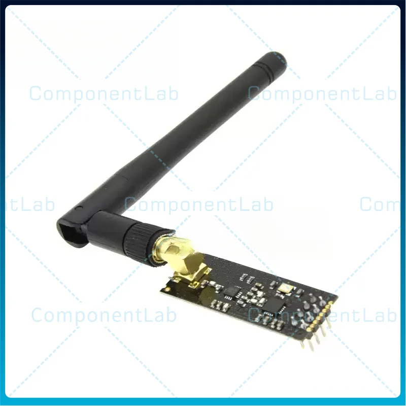 5-15pcs 1100-meter Long-Range NRF24L01+PA+LNA Wireless Transparent Transmission Module Transmitter/Receiver Module with Antenna