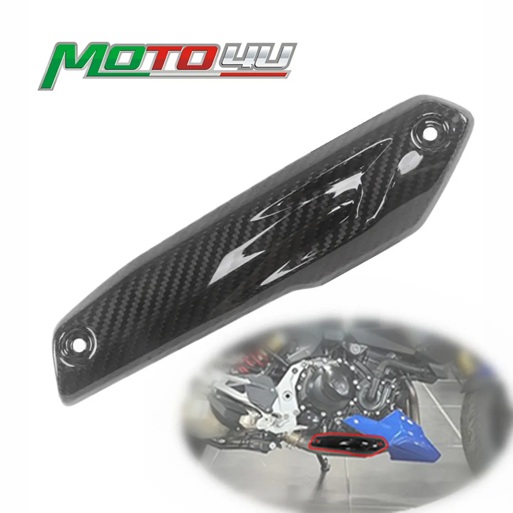 

For BMW F900R 900XR 2020 2021 2022 2023 100% Carbon Fiber Exhaust Tips Muffler Front Header Pipe Protection Shield Exhaust Cover