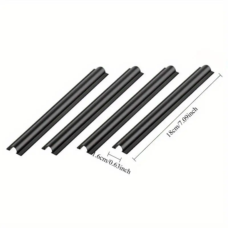 4pcs Set Car Interior Cable Sleeve Protector Universal Wire Cover Clips Data Cable Organizer Clamp Accessories