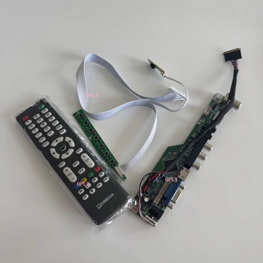 

TV Controller board kit for N133BGE N133BGE-L31 LTN133AT30-401 1366X768 13.3" HDMI-compatible RF USB AV VGA Audio LED Screen