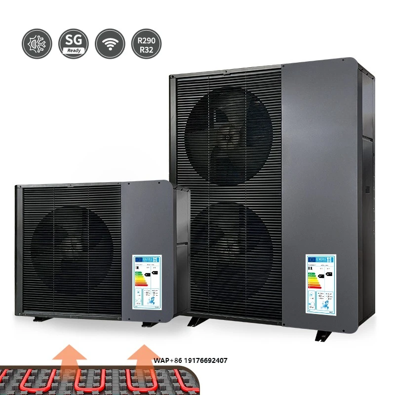 9kW 13kW 16kW 20kW 23kW 26kW Monoblock EVI R290 R32 Heating &Cooling & DHW forHousehold ERP A+++ Dc Inverter Heat Pump