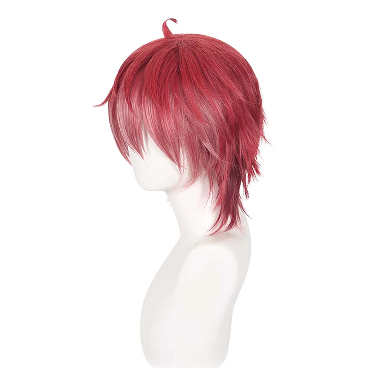 عشاق ديابوليك ساكاماكي آياتو كوسبلاي مزيج أحمر داكن قصير شعر مستعار اصطناعي للرجال