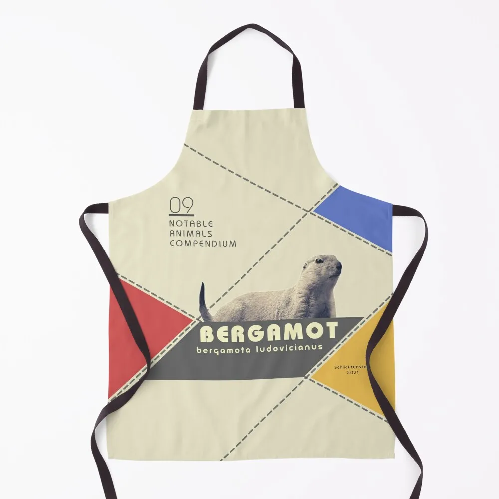 

The Black-Tailed Bergamot Apron Nursing kitchen and home Apron