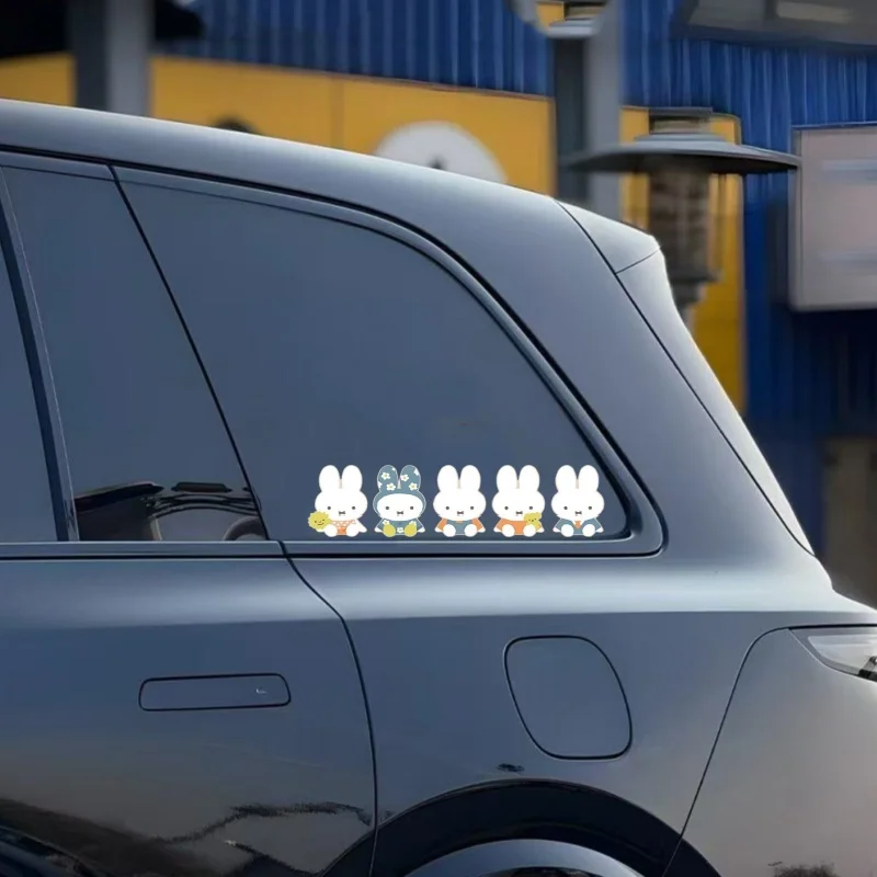 Cute Miffy Cartoon Creative Waterproof Sticker Car Scratch Cover Fashionable Personalized Decorative Waterproof Sticker - view 2