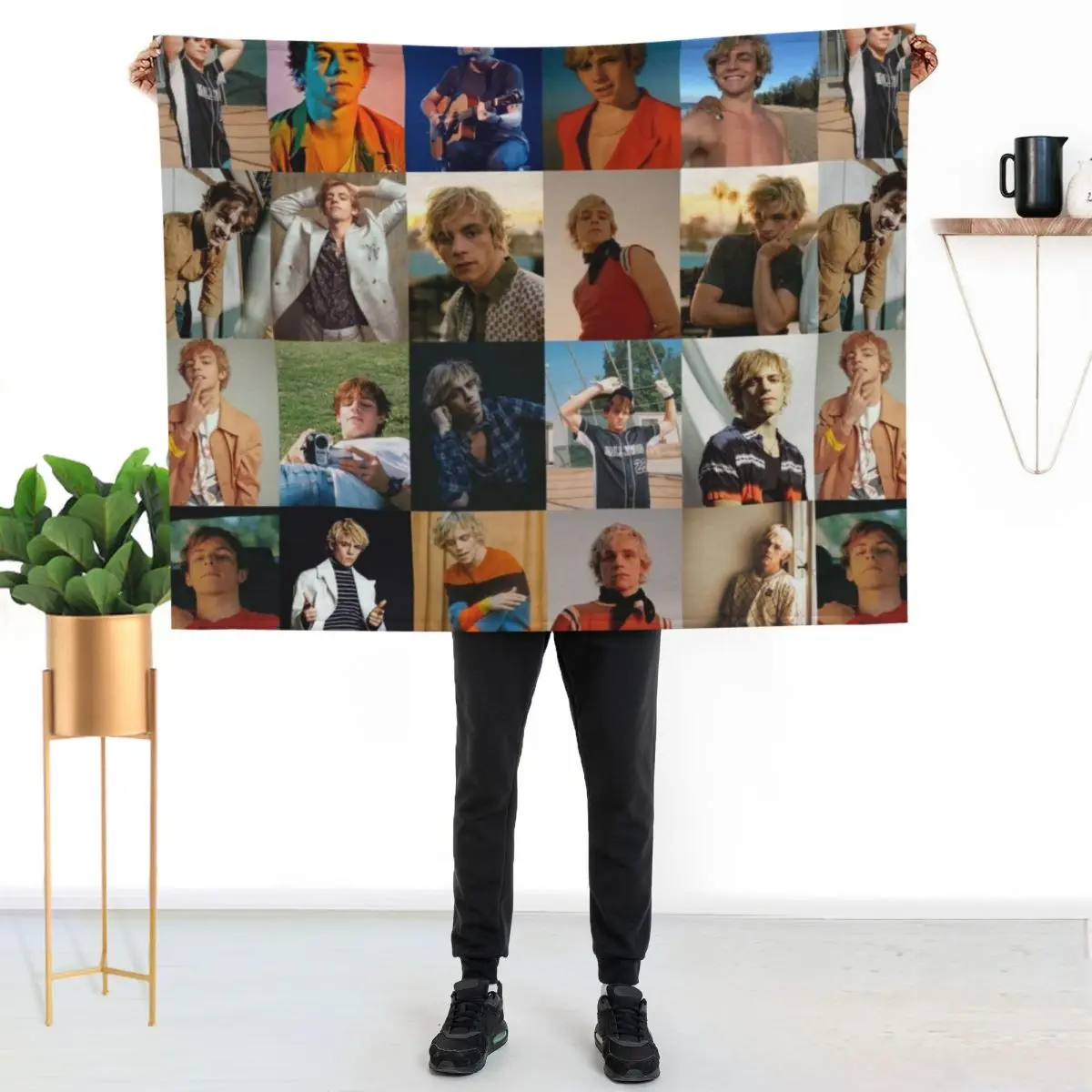 

Ross Lynch Throw Blanket Easy Care Comfortable Blanket for Couch