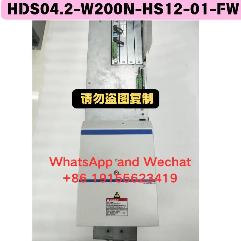 Used HDS04.2-W200N-HS12-01-FW Driver Functional test OK Fast delivery