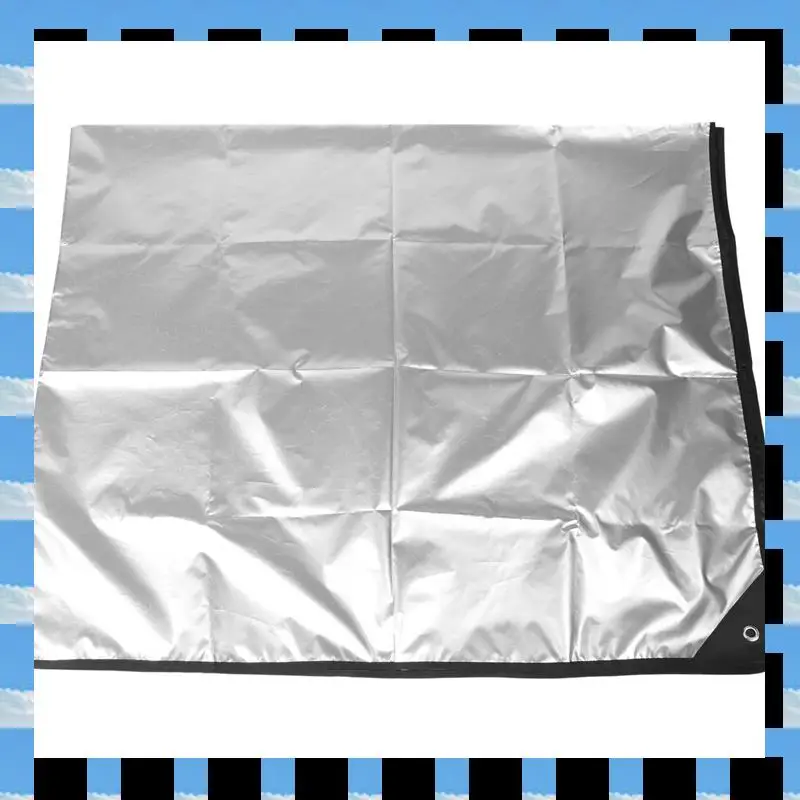 

ABME Drum Set Cover - Premium Black Waterproof 420D Oxford Fabric With Silver Coating - Anti UV-Rays Protects From The Sun