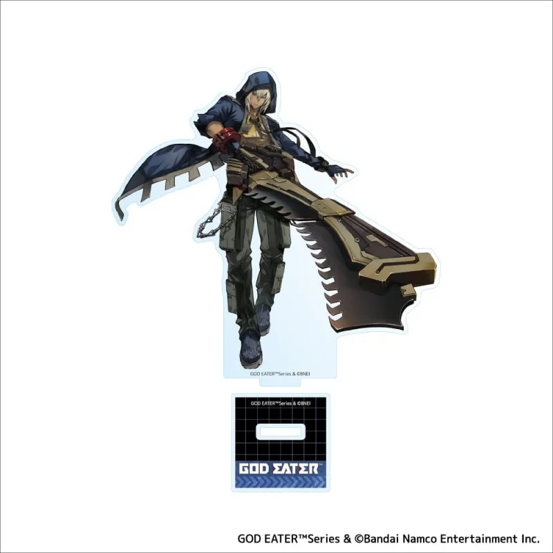 GOD EATER Soma Schicksal Alisa Ilinichina Amiella Julius Visconti Ciel Alençon Acrylic Stand Model Plate Keychains Desk Decor