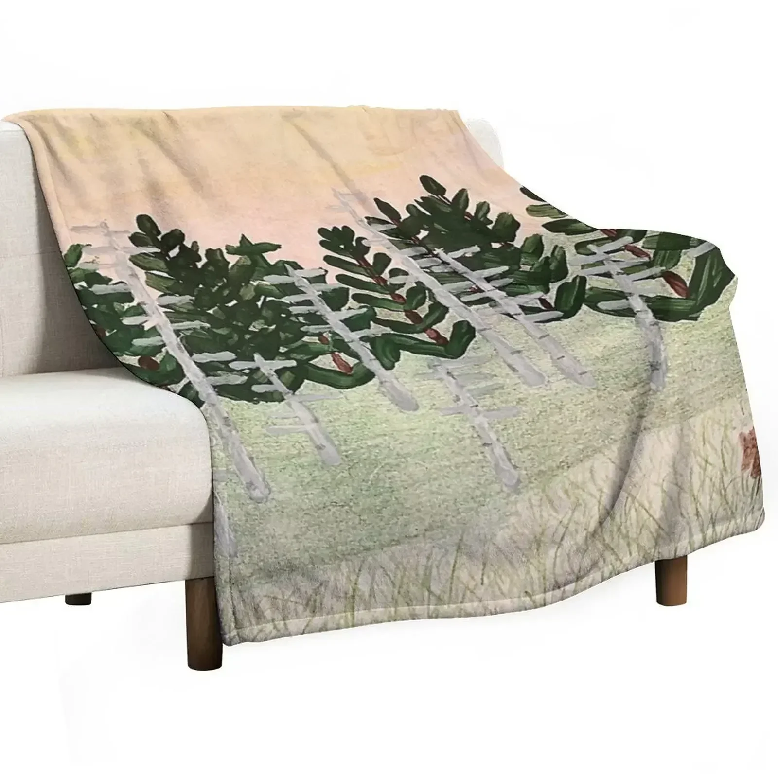 

Moose during Maine sunset: mixed media Throw Blanket Luxurious Soft Fuzzy Blanket for Sofa Bed