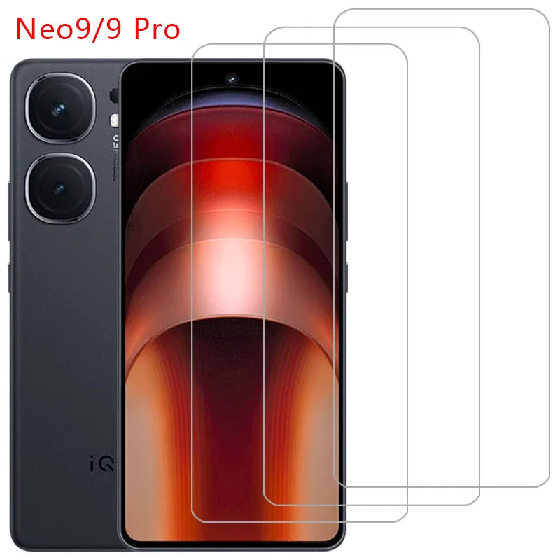 screen protector tempered glass phone case for vivo iqoo neo 9 pro back cover on iqooneo9 neo9 9pro neo9pro 5g 360 coque viv iqo