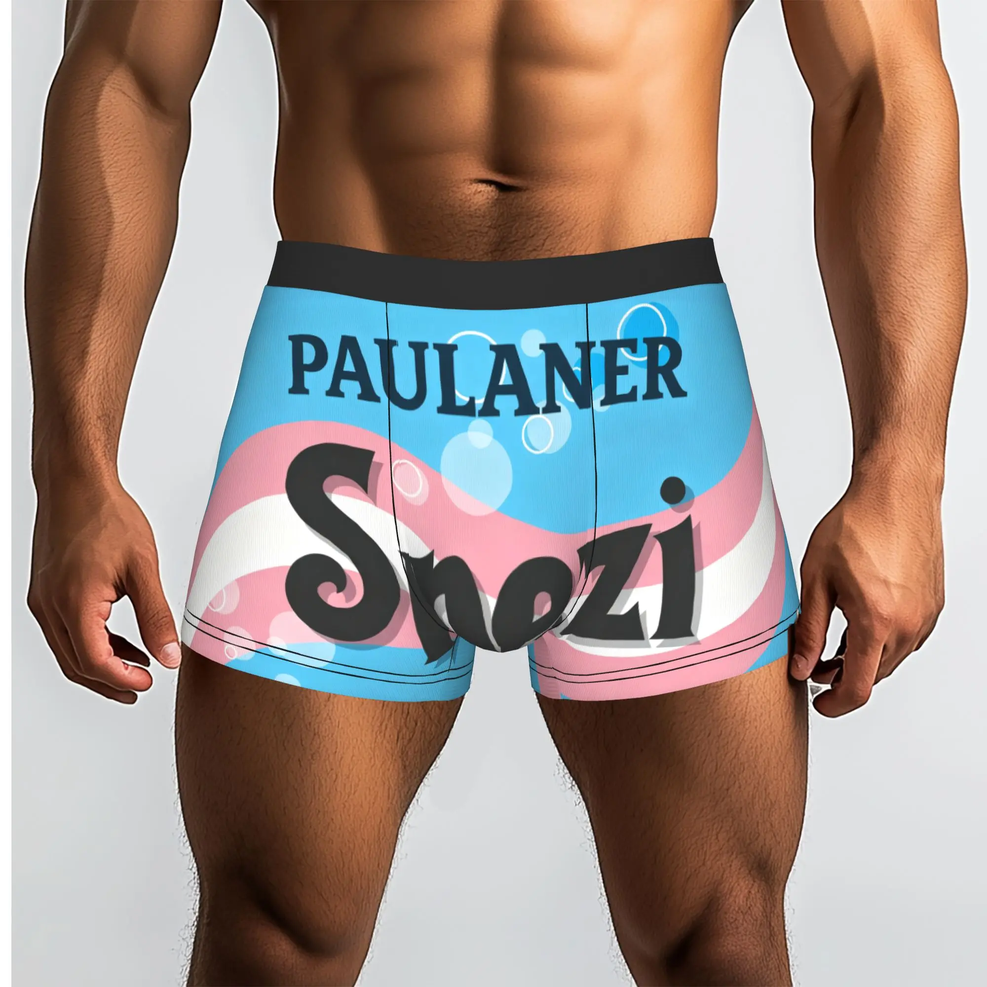 Customized Male Novelty P-paulaners Spezi Munich Beer Drink Underwear  Boxer Briefs Breathable Shorts Panties Underpants