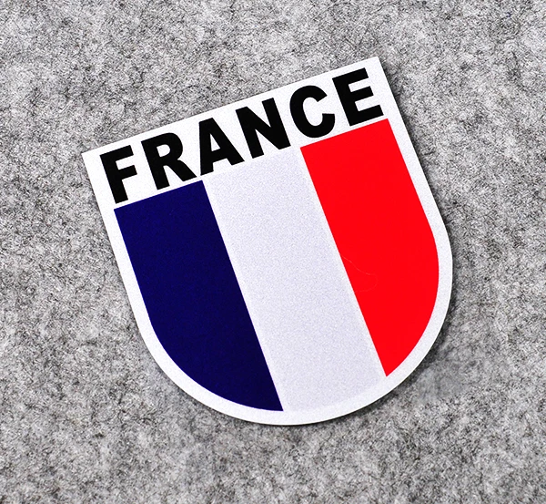 National Flag France Italy England Italy China Car Rear Decals Reflective PVC Vinyl Auto Trucks Body Decoration Sticker