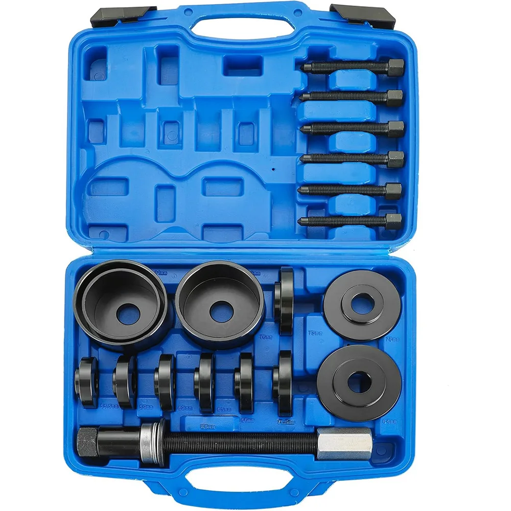 19pcs Front Wheel Drive Bearing Removal Installation Service Tool Kit Wheel Bearing Removal Kit Bearing Removal Install Adapter