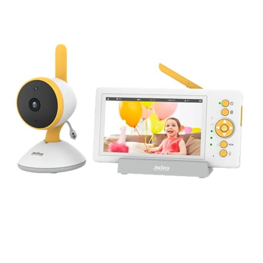

Видеоняня без Wi-Fi с HD-экраном 5,720P, камерой и аудио, 30 часов автономной работы, двусторонняя связь, VOX, инфракрасное ночное видение