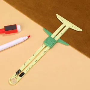 Kraball-plastisches Gleitmesser Lineal, 5 in 1, Regelmessung, Modellzeichnung, Schneider, Patchwork, DIY, Nähwerkzeugzubehör 8 Hauptverkaufsregua -Modellierung - №1