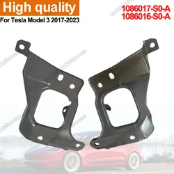 For Tesla Model 3 2017-2023 Side Front Bumper MudGuards 1086017-S0-A 1086016-S0-A Lower Wing Fender Bracket Flap Car Accesorios