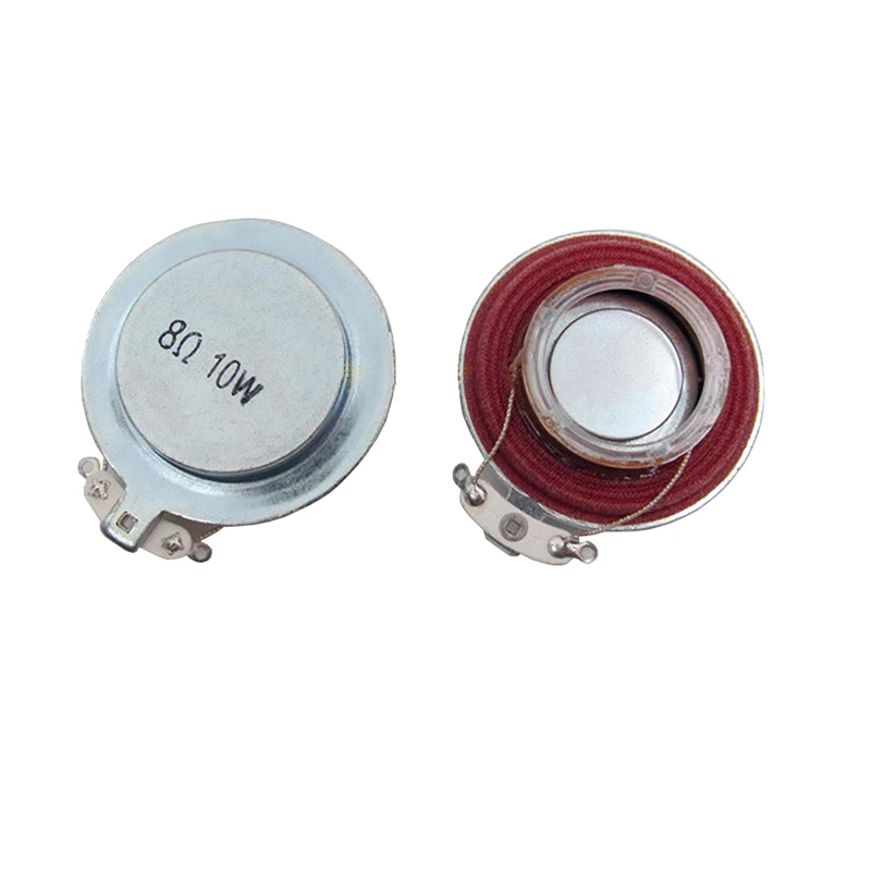 2pcs 1.75 Inch 44MM Planar Vibrating Speaker 4 8 Ohm 10W Audio Resonance Exciter  Electronic Picture Frames Guitar Instrument