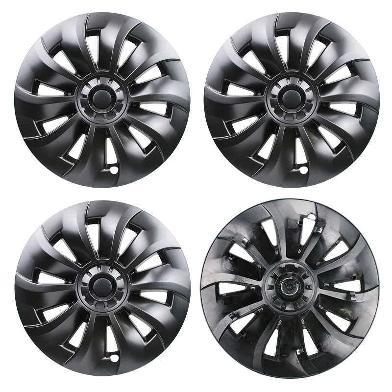 19-inch Wheel Hub Cyclone Full Edge Style Modified 10-Piece Decoration Only Suitable for Tesla Model 3 Cap