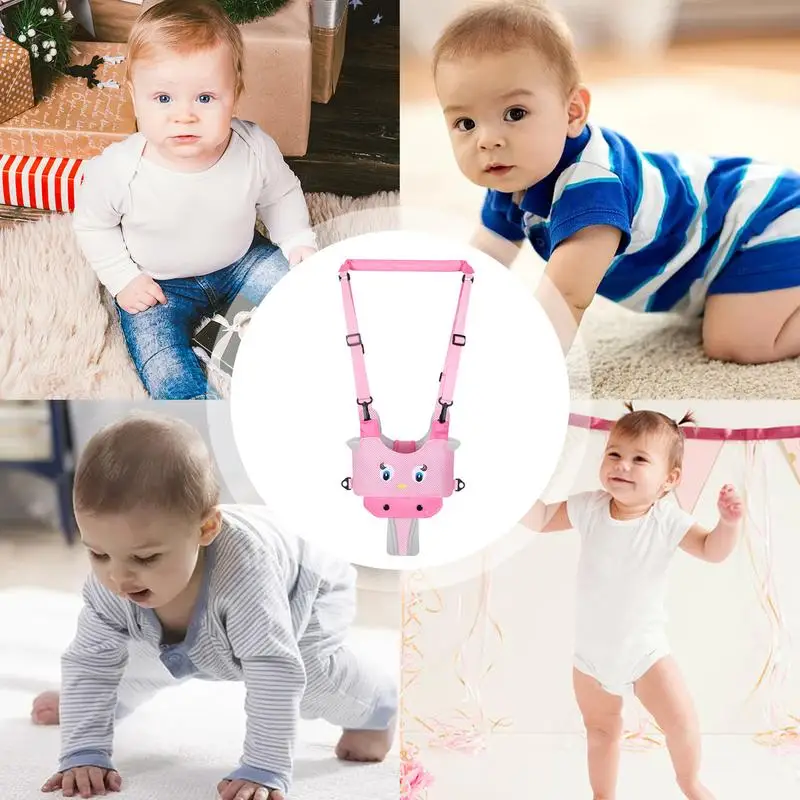 Kids Walking Harness Prevent Tightening Child Walking Support Belt Adjustable Handheld Breathable Belt Fall Prevention Girl Boy