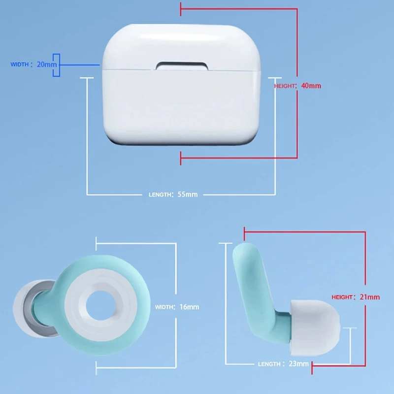 Tappi per le orecchie insonorizzati in Silicone Ultra resistenti tappi per le orecchie con riduzione del rumore immersivo Silent Acce