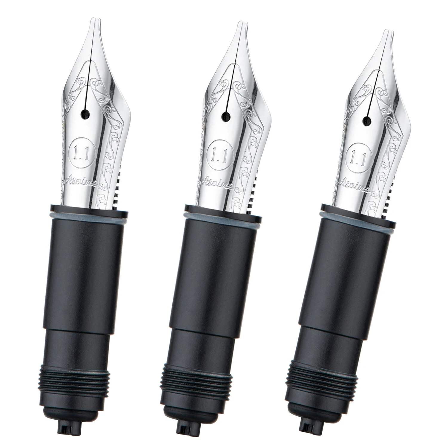 Asvine Fountain Pen Nib Replaced Iraurita Nib for Asvine P36 P50 P80 V200, Stub 1.1mm