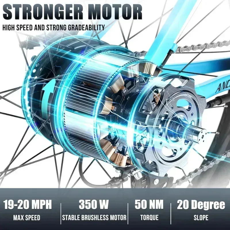 QAZ8-Hummmer دراجة كهربائية للبالغين 27.5 بوصة الذروة 750 واط دراجة جبلية كهربائية/Ebike.3 ساعات شحن سريع. 55 ميل دراجة كهربائية # ر #3