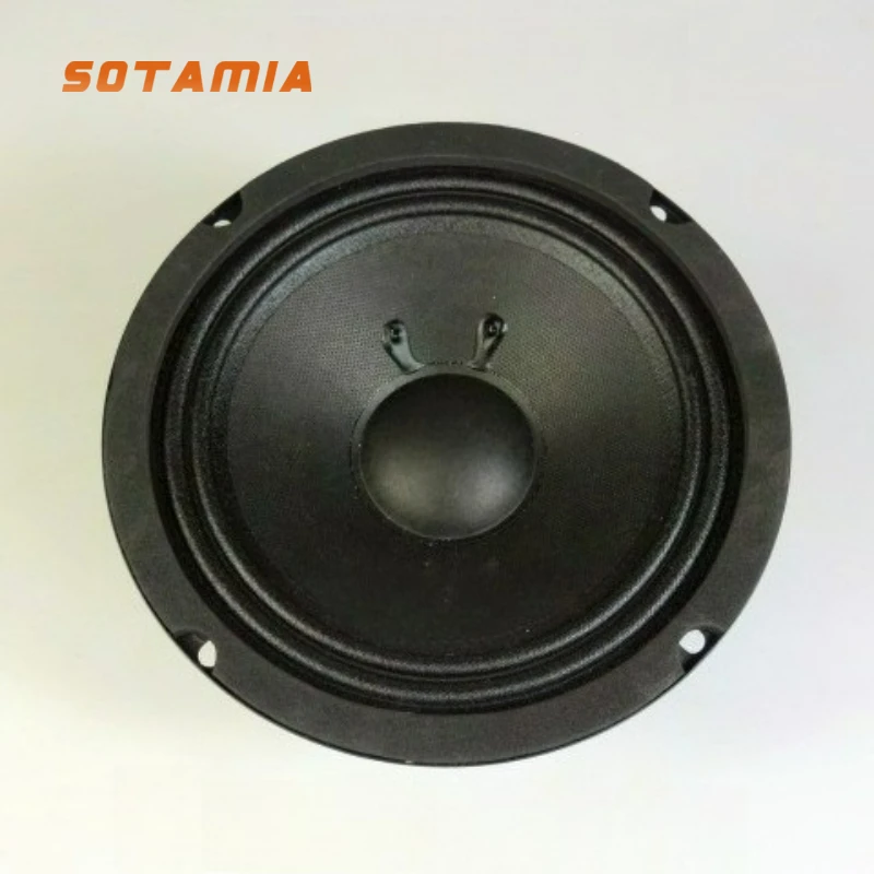 

SOTAMIA 1Pcs 6.5 Inch Mid Bass Loudspeaker 8 Ohm 50W Paper Cone Cloth Edge 35 Core Card Package Speaker DIY Bluetooth Speaker