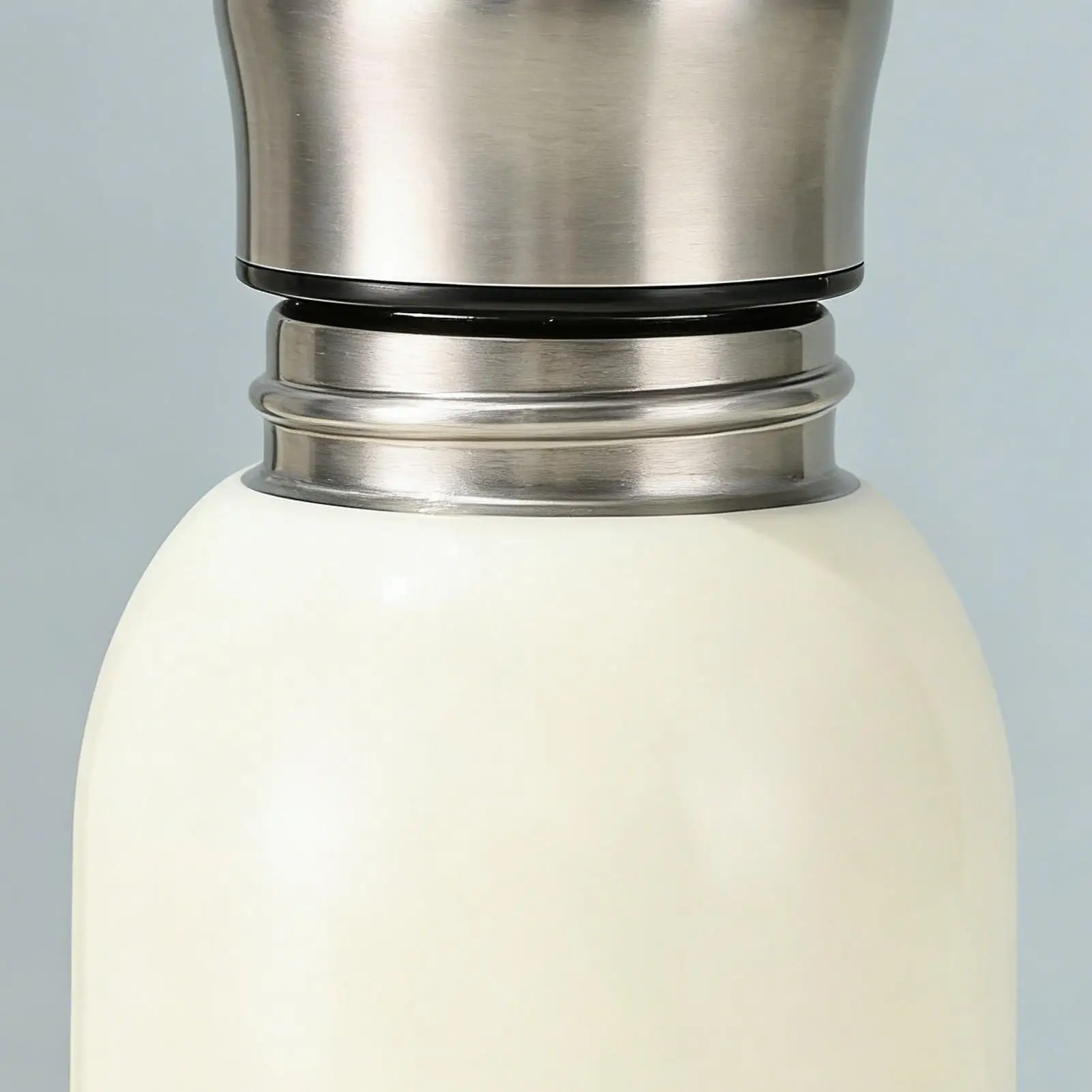 Mini Chubby Big Belly Cup Stainless Steel Thermos Cup Portable Carrying Ring 300ml Vacuum Flask Insulated Hot Water Bottle