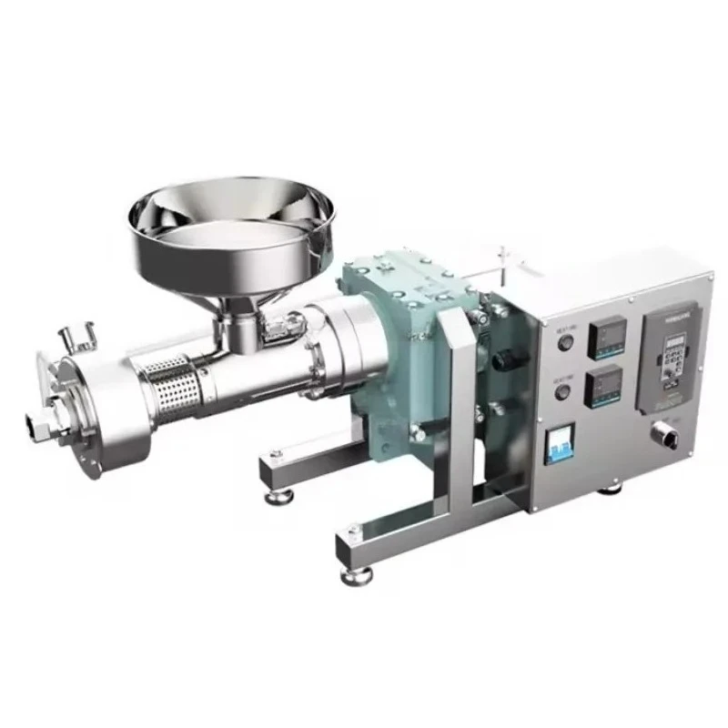 Home Commercial Automatic Cold Oil Press Machine Double Headed Stainless Steel Peanut Olive Extractor