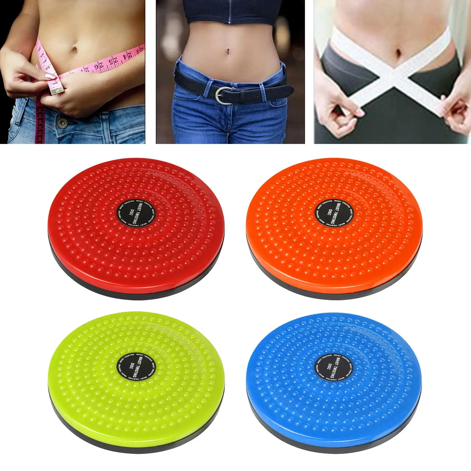 Abdominal Boarding Board for Training Waist Twisting Washer, Twisting Waist Slice Body Aerobic Rotating Board Home Use