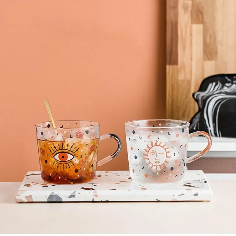 แก้วมัค500มล. พร้อมหูจับถ้วยนมแก้วทนความร้อนแก้วกาแฟแก้ว tazas Glass Terrarium คู่มือการใช้งาน