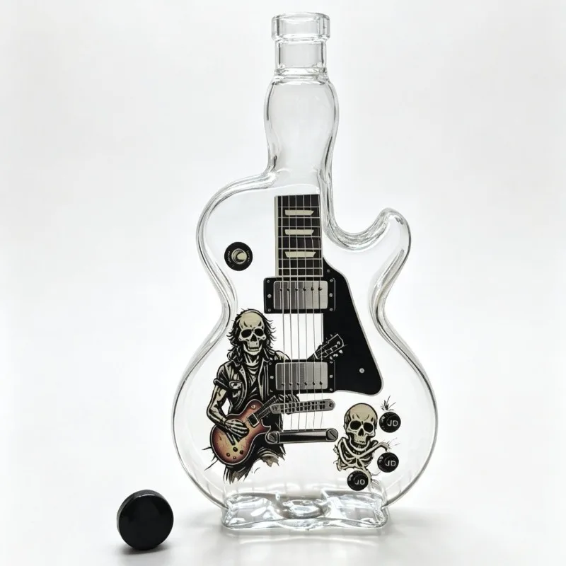 Cross-border Version of Skull Rock Guitar Modeling Small Wine Bottle Ornament Wholesale