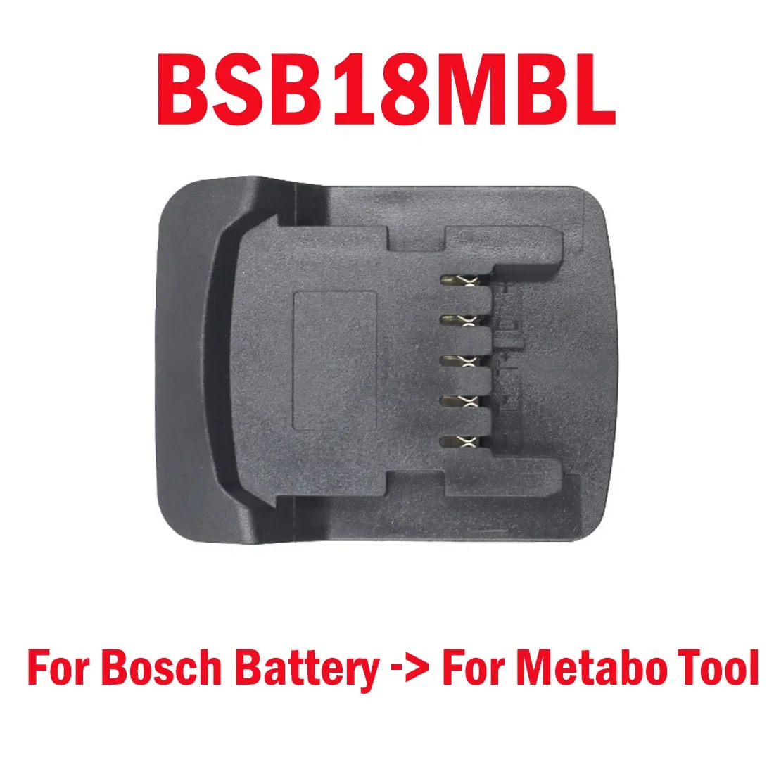 BSB18MBL محول البطارية محول لبوش 18 فولت بطاريات ليثيوم أيون BAT619G BAT620 تحويل إلى لبطاريات ليثيوم ميتابو 18 فولت