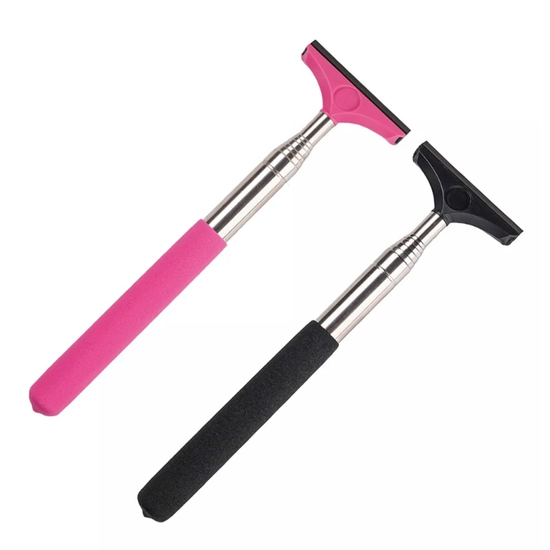 Car Side Mirror Squeegee Car Mirror Squeegee Portable Car Squeegee Car Rearview Mirror Wiper Telescopic 98cm Long Handle