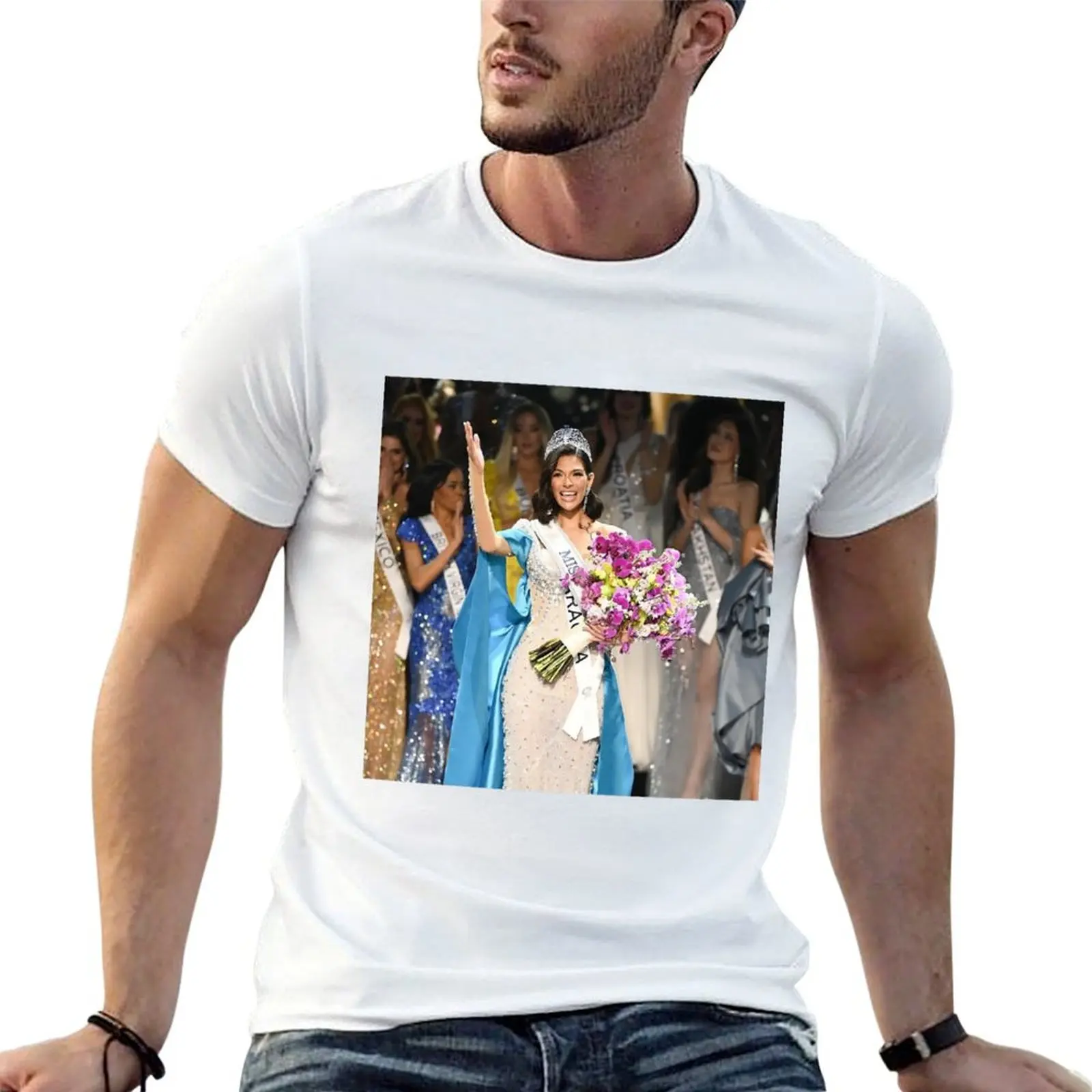 Miss Universe 2023 T-Shirt Work Style Casual T-Shirt
