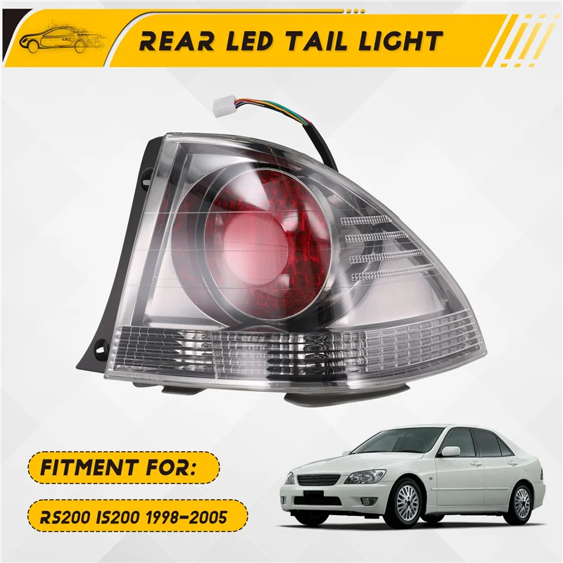 A03Z-Car LED Tail Light Rear Bumper Light Stop Brake Lamp For Lexus ALTEZZA RS200 IS200 1998-2005