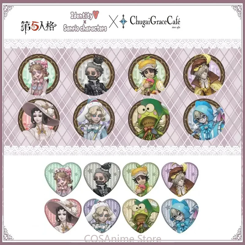 Anime Game Gardener Ithaqua Photographer Grave Keeper Kawaii Cosplay Acrylic Desktop Figure Collection Metal Badge Brooch