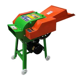 Household guillotine small cattle, sheep and horse feed 4 blade grass crushing guillotine machine