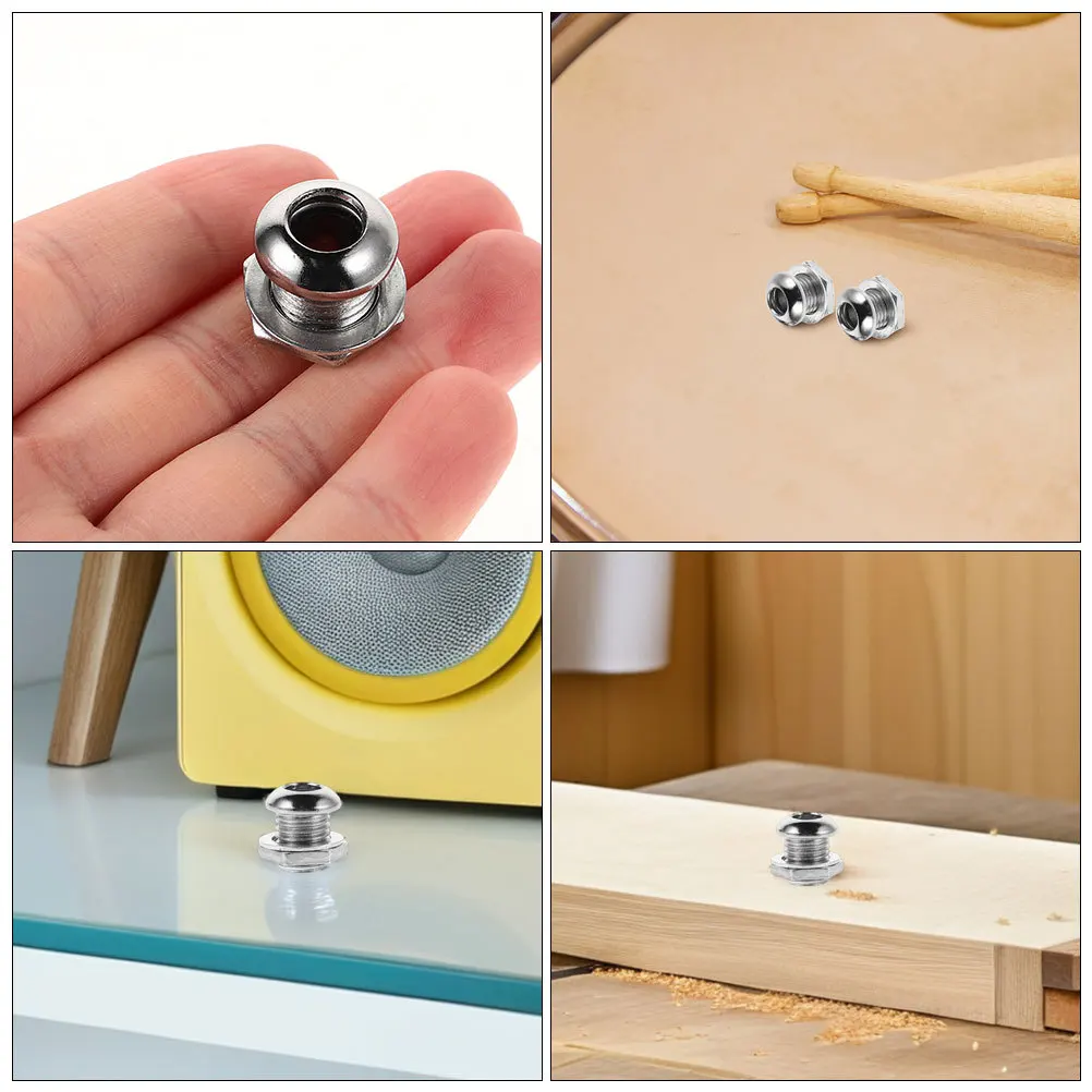 

8 Pcs Drum Air Ventilation Screws Hardware Accessories Accessory Kit Hole Parts