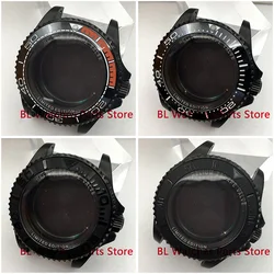 BL 43mm NH34 Watch Case Black Red Insert Sapphire Glass Fit NH35 NH36 ETA2824 2836 Miyota8205 8215 DG2813 3804 PT5000 Movement