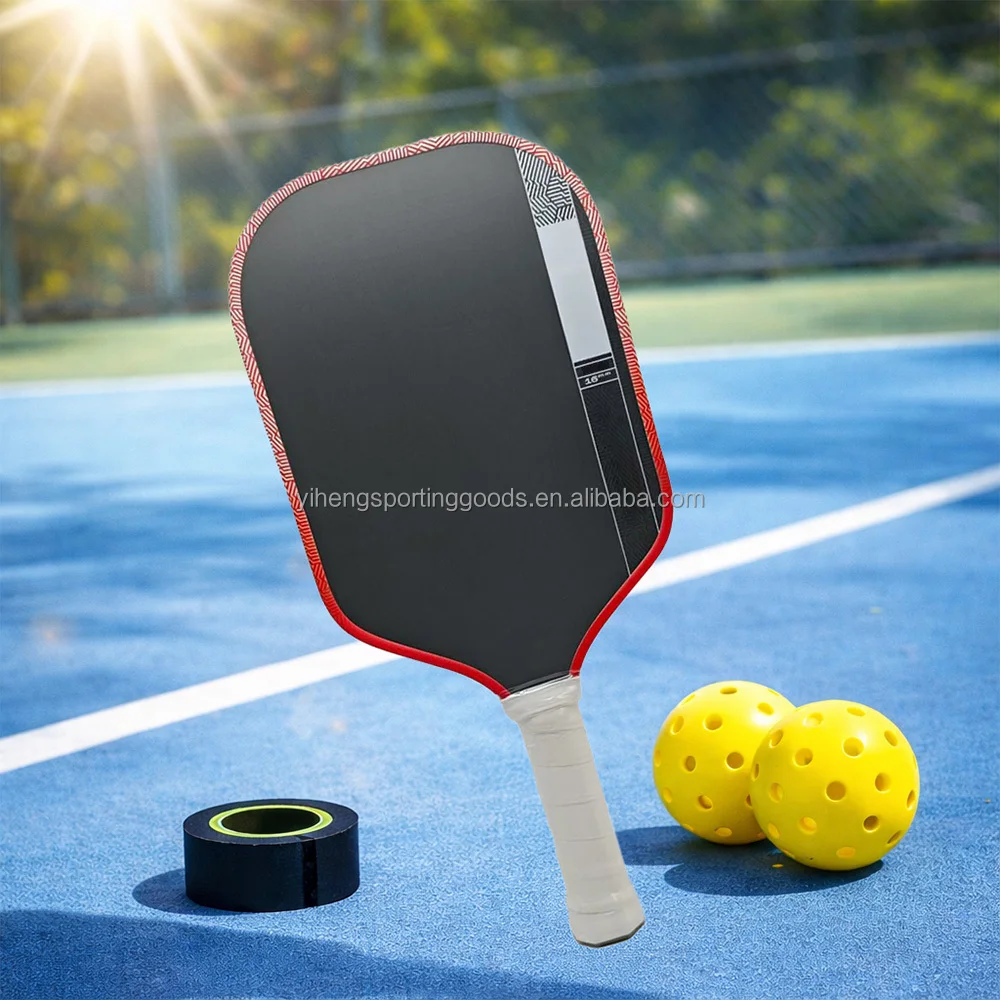 2026 New  Customized Thermoforming EVA Fill Foam 16mm Rough Surface Toray T700 Carbon Fiber Pickleball Paddle