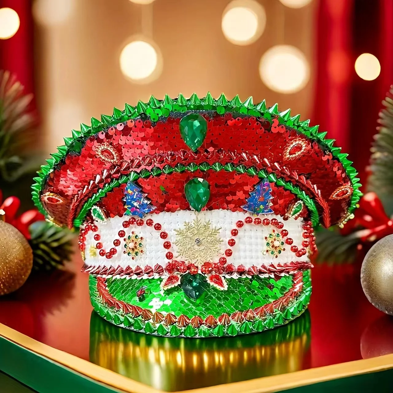 

Капитанская шляпа в стиле стимпанк со стразами для Марди Гра, карнавала, рэв-фестивалей, аксессуары и праздничная шляпа для женщин и мужчин