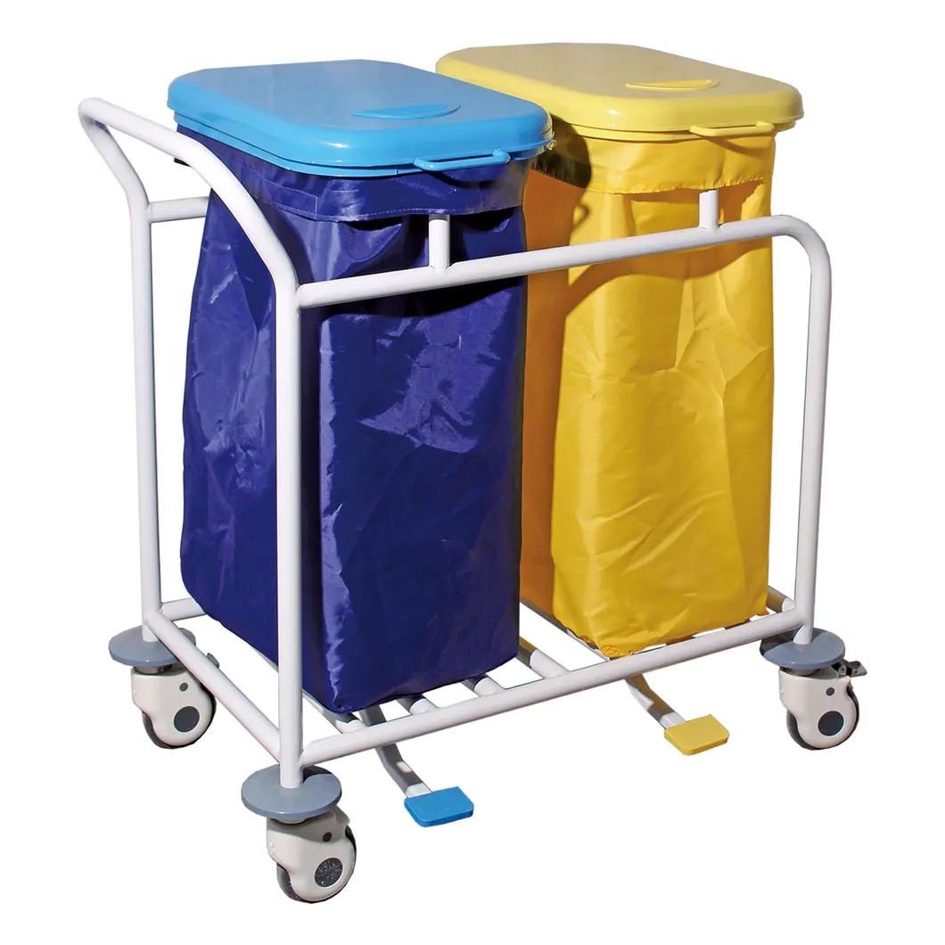 Wholesale Hospital Mobile Laundry Trolley Medical Waste Trolley Price