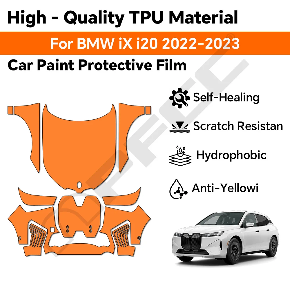 

PPF IX50 IX40 M60 Xdrive I20 2022 2023 TPU Headlight Rearview Film Car Paint Protection Film Transparent Clear Sticker