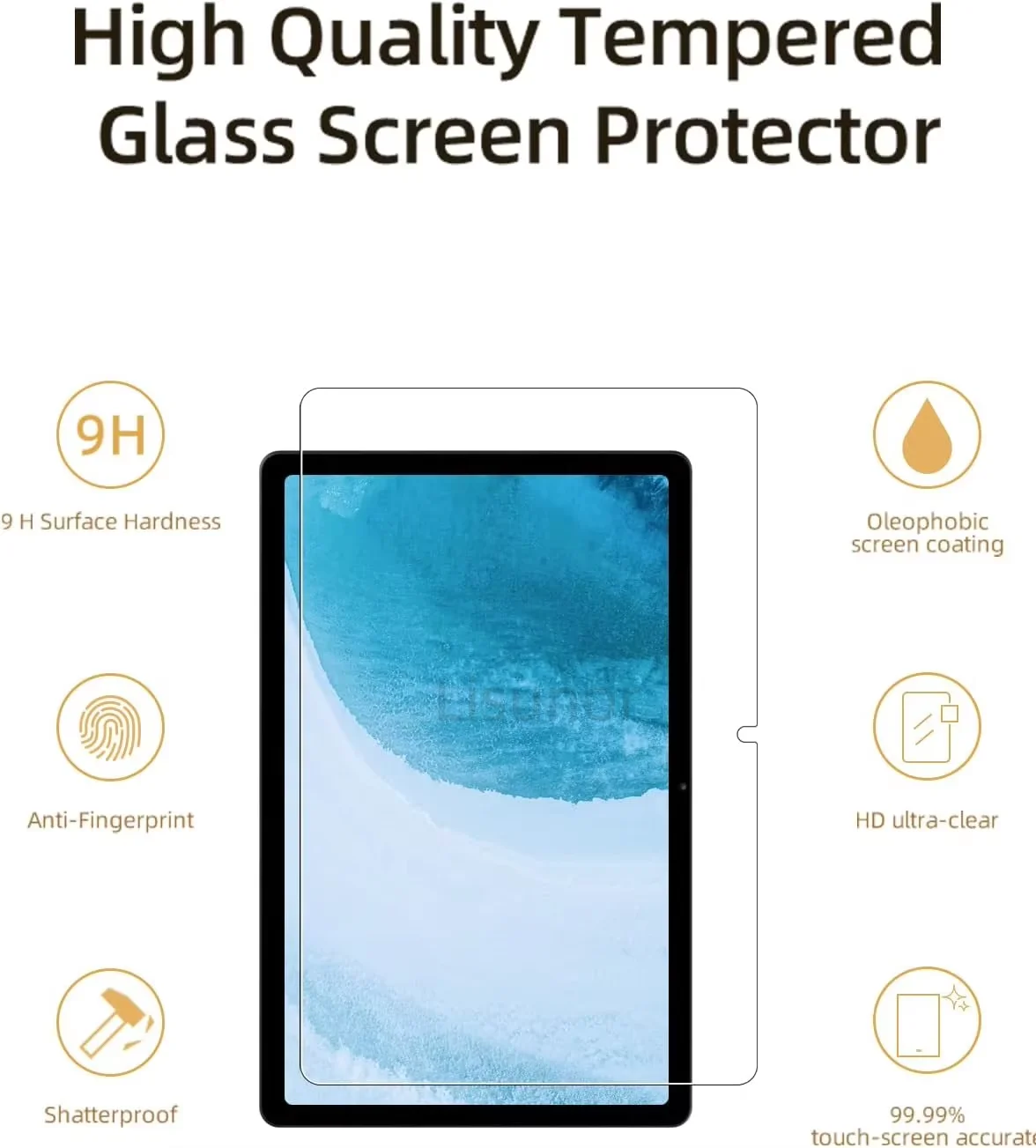 1PCS 9H Tempered Glass Tablet Screen Protector For Huawei Honor Pad X7b 9.7 Inch Anti-Fingerprint Anti-Scratch Protective Film